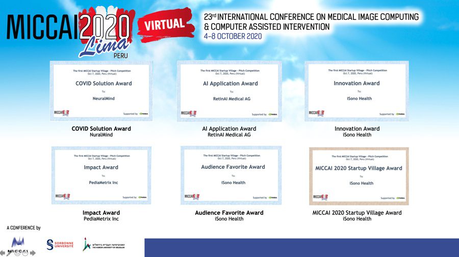 CEPID BRAINN - MICLab e NeuralMind vencedores MICCAI 2020 - premiacao