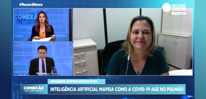 CEPID BRAINN - Conexao Record News - Entrevista Leticia Rittner inteligencia artificial na analise de imagens COVID-19